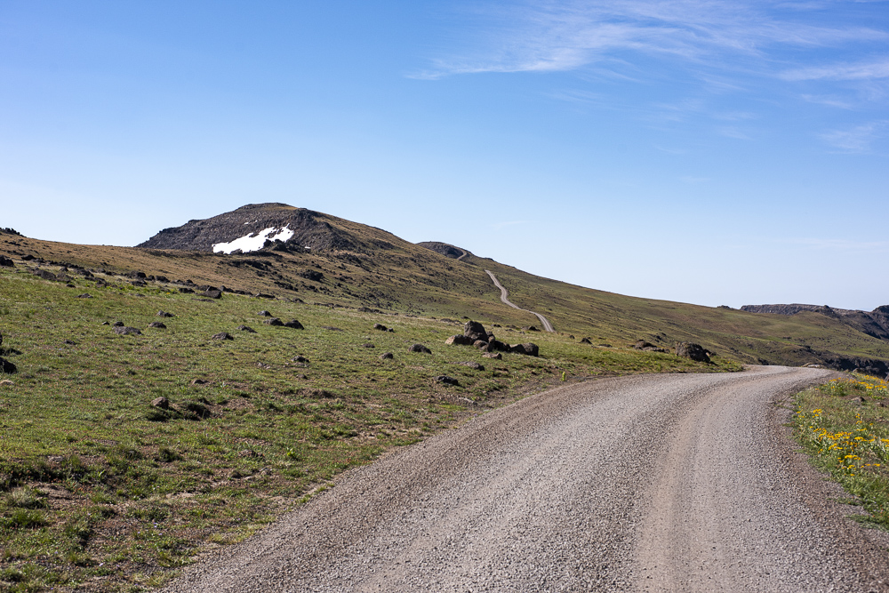 Road to the top of Steens Mountain, Oregon