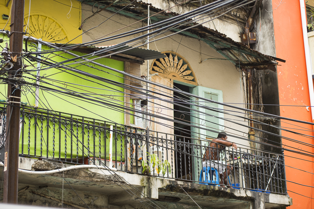 Interesting wiring, Panama city, Panama