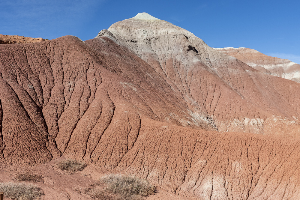 Erosion of the hills in New Mexico