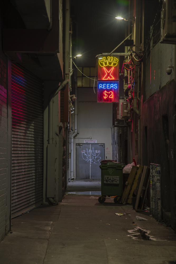 Peeps.  An alley in Melbourne Australia