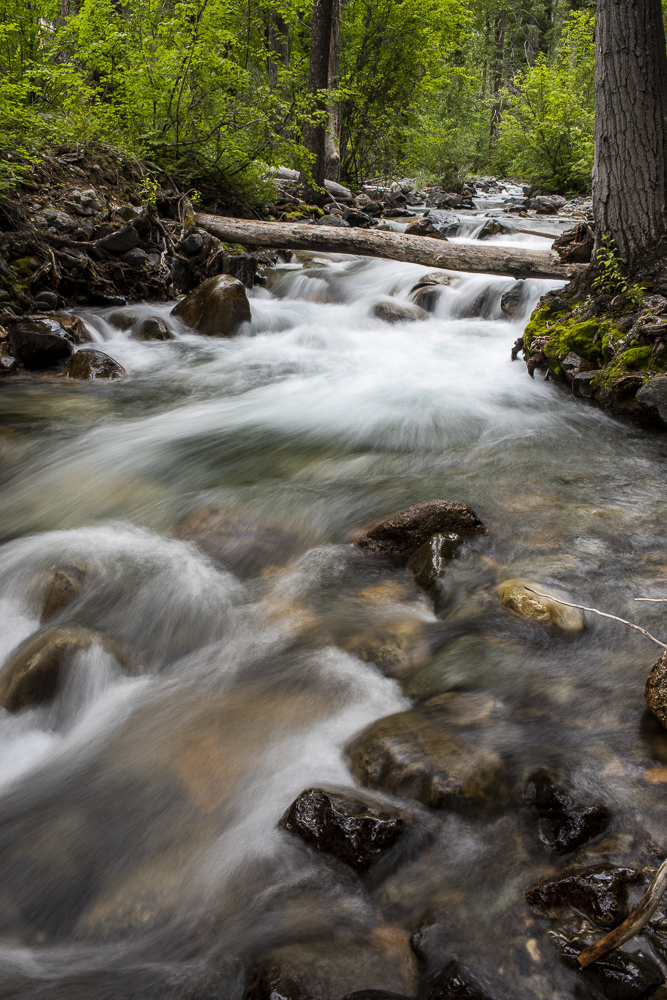 Lost River Falls near Methow Valley, Eastern Washington.  Soft Water Effect