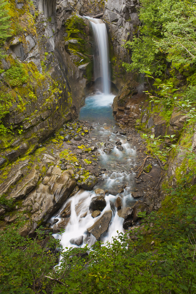 Christine Falls in the Mount Rainier National Park, Washington