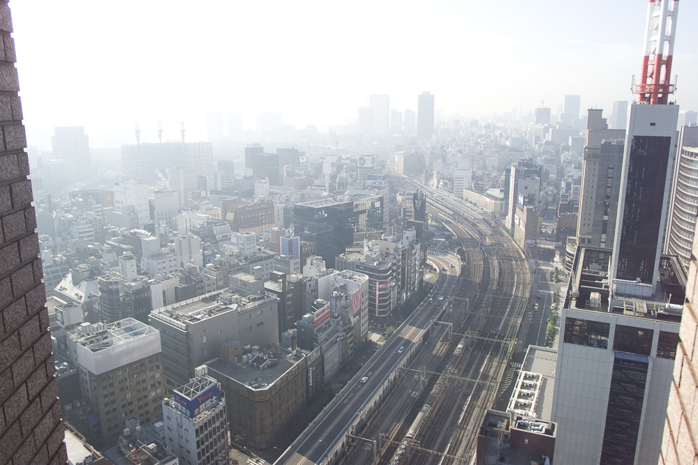 A view of central Tokyo, Japan.